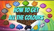 All the Dyes in Minecraft: How to Find All Dye Colours | Minecraft Java and Bedrock (Avomance 2019)