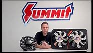 Pusher Fans, Puller Fans, or Reversible Electric Fans - Summit Racing Quick Flicks