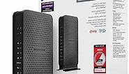 NETGEAR N600 (8x4) WiFi DOCSIS 3.0 Cable Modem Router (C3700) Certified for Xfinity from Comcast, Spectrum, Cox, Spectrum & more