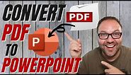 How to Convert PDF to PowerPoint | Free | PDF to PPTX