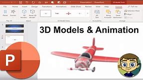3D Models and 3D Animation in PowerPoint