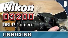 Nikon D3200 DSLR and Nikkor DX 18-105mm VR Lens Unboxing + Overview