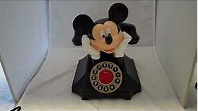 Talking Mickey Mouse landline telephone