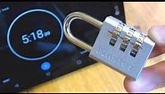 Find Lost Combination for Master Lock | Try Every Combination