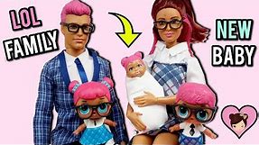LOL Families! Teachers Pet Family has a New Baby - Custom Barbie DIY