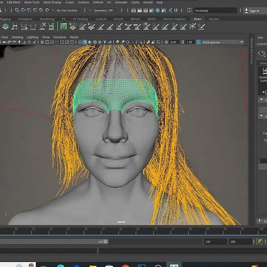 How to Create Maya xgen hair - The basics