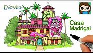 How to Draw Casa Madrigal Step by Step ✨Disney Encanto Magical House