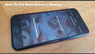 How To Get More Storage / Memory On Iphone 7 - Fliptronik.com