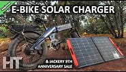 How To CHARGE An ELECTRIC BIKE With SOLAR