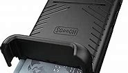 Scooch iPhone 14 Case with Card Holder [Wingmate] iPhone 14 Wallet Case with Hidden Card Slot and RFID Protection, Holds up to 4 Cards, Military Grade Drop Protection, Black