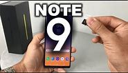 How to install SD and SIM card into Samsung Galaxy Note 9