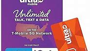 $24/mo. Ultra Mobile Prepaid Phone Plan with Unlimited International Talk, Text and 5GB of 5G • 4G LTE Data (SIM Card Kit)