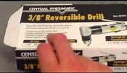 Central Pneumatic right angle air drill review