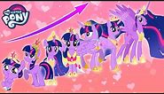 🦄My Little Pony Twilight Sparkle Princess 💜 Characters GROWING UP 2022 🌈👉@sweetponylife​