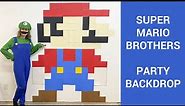 Super Mario Pixel Art Wall Decor