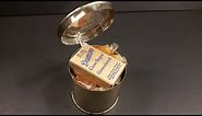 March 1943 US Army Field Ration C Dinner B Unit MRE Review Vintage Meal Ready to Eat Taste Test