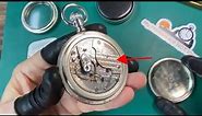 Display the MOVEMENT in its Case! HOW to make this WORK on YOUR Pocket Watch!