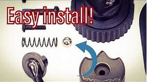 How To Repair a Hand Tool Ball Detent - Ball and Spring Installation Trick