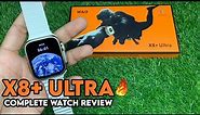 X8 Plus Ultra Smart watch Unboxing Review | Smartwatch X8+ Ultra | X8 Ultra Review | X8 Plus Ultra