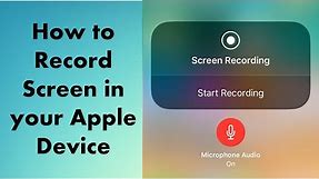 How to Enable Screen Recording on iPhone or iPad