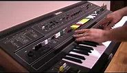 Yamaha CS-60 Synthesizer Demo