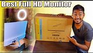 ZEBRONICS 24 inch Full HD LED Best Stylish Monitor With Speaker 75Hz Display Unboxing, Price 7000 |