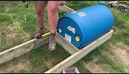 Build a Floating Dock DIY- How to build with barrels