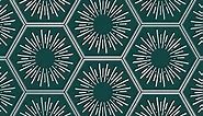 Tempaper Teal Hello Sunshine Removable Peel and Stick Wallpaper, 20.5 in X 16.5 ft, Made in The USA