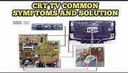 CRT TV Troubleshooting guide - Common Symptoms & Solutions - How to Repair CRT TV's
