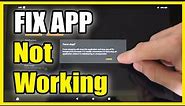 How to Fix Apps Not Working or Opening on Amazon FIRE HD 10 Tablet (Fast Method)