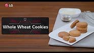 LG Microwave Oven | Whole Wheat Cookies | LG Microwave Cooking Classes | LG India