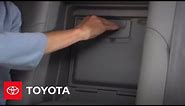 2007 - 2009 Camry How-To: Rear Seat Recline and Pass Thru | Toyota