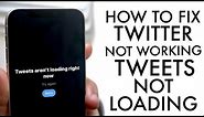 How To FIX Twitter Not Loading Tweets! (2021)