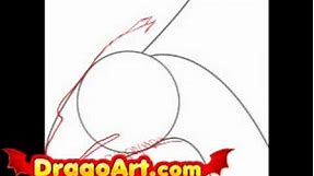 How to draw Eragon, step by step