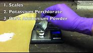 How to Make Super Powerful Flash Powder (KCLO4/AL)