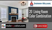 20 Living Room Color Combinations with Sherwin-Williams Paints Color Codes | Elevate Your Space