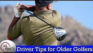 How to Hit Driver for Seniors - VERTICAL LINE GOLF SWING (Senior Golfers Swing Tips)