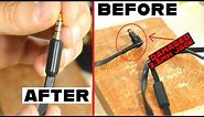 How to Repair 3.5mm 4 Pole Jack on Flat Cable with Mic