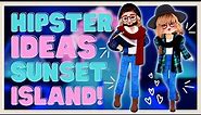 How To Make a HIPSTER Outfit In Sunset Island | Theme Inspo | FEM and MASC Avatars ♡ ROYALE HIGH