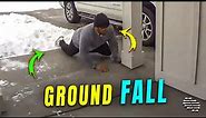 Guy Tripping and Falling to the Ground
