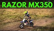 Razor MX350 Dirt Rocket Review [Kids electric dirt bike]