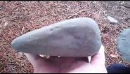 Ancient Native American stone tools artifacts, how to identify, Hand Stone Axe ax