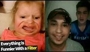 Filters Make Everything Funnier | Funniest Video Filters Instagram & Snapchat