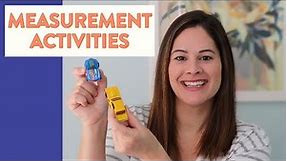 Measurement for First Grade | Nonstandard Measurement Centers and activities