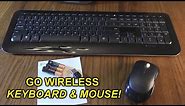 Microsoft Wireless Desktop 850 Keyboard and Mouse 2.4 GHz wireless 15-foot range REVIEW