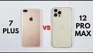 iPhone 7 Plus Vs iPhone 12 Pro Max Speed Test & Camera Comparison