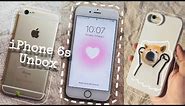 iPhone 6s (gold) 📦 mua trên shopee ☁️ aesthetic unboxing 🤍 phone case + set up ✨