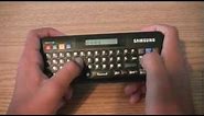 Samsung QWERTY Keyboard TV Remote Overview