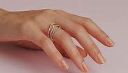 Pandora Jewelry - Princess Tiara Crown Ring with Sparkling Wishbone Ring