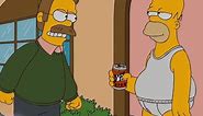 THE SIMPSONS - Ned Flanders And Homer Argued Loudly!